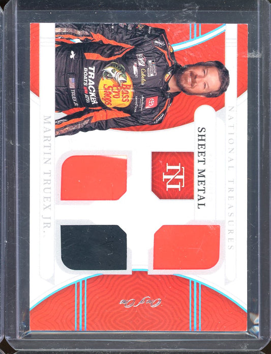 2022 National Treasures MArtin Truex Jr. Triple Relic #TRU-MTJ 1/1