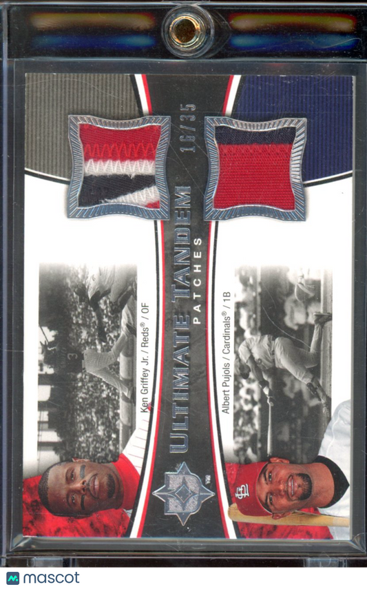 2006 Ultimate Collection Griffey Pujols Tandem Patches /35