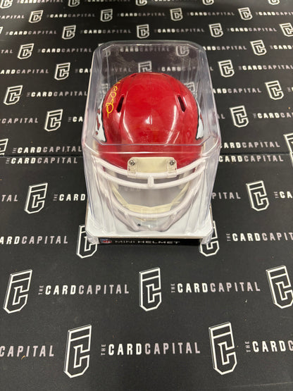 Dante Hall Signed Mini Helmet Chiefs JSA