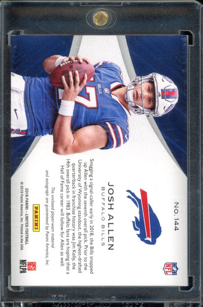 2018 Limited Josh Allen Rookie Patch Auto /20