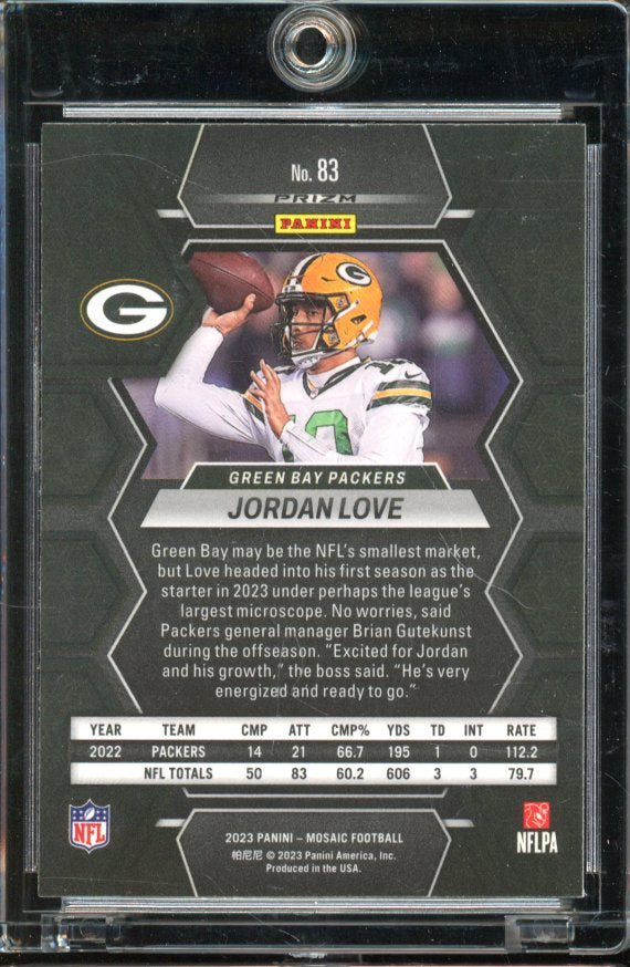 2023 Mosaic Jordan Love Genesis Case Hit