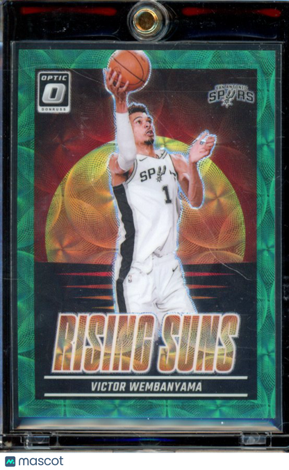 2024-25 Optic Victor Wembanyama Rising Suns /25 Green Scope