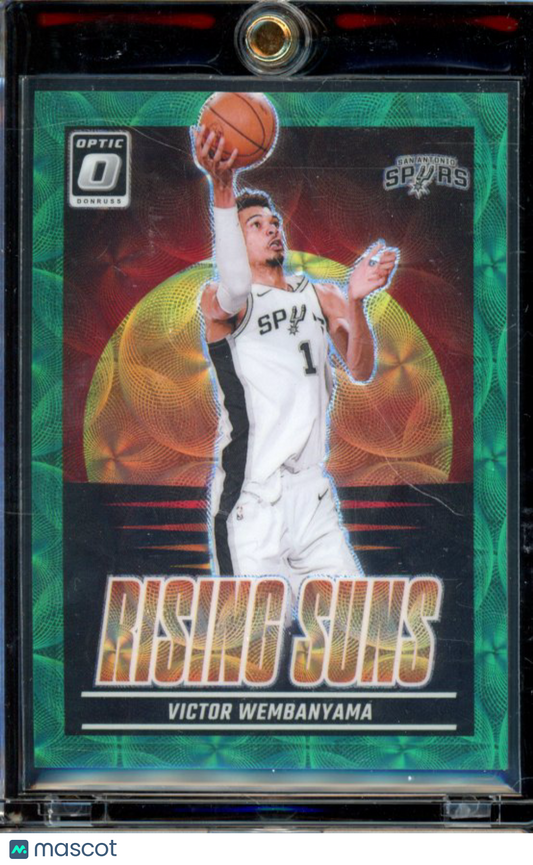 2024-25 Optic Victor Wembanyama Rising Suns /25 Green Scope