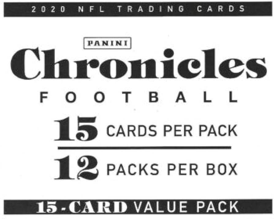 2020 Panini Chronicles Football Value Pack Sealed Box