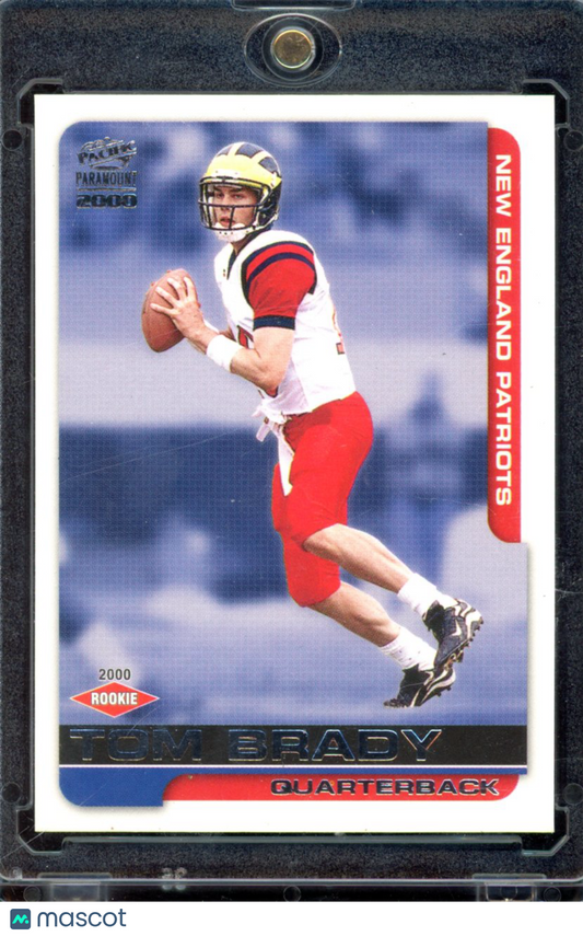 2000 Pacific Paramount Tom Brady Rookie