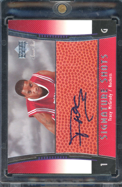 2004-05 Upper Deck Tracy Mcgrady Sweet Shot Auto