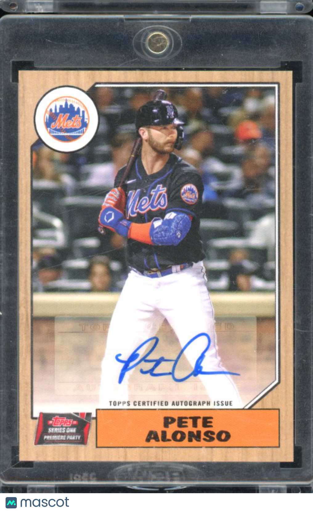 2022 Topps Series One Pete Alonso Premiere Party Auto /10