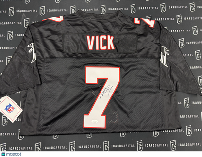 Michael Vick Signed Jersey Falcons Black Home JSA