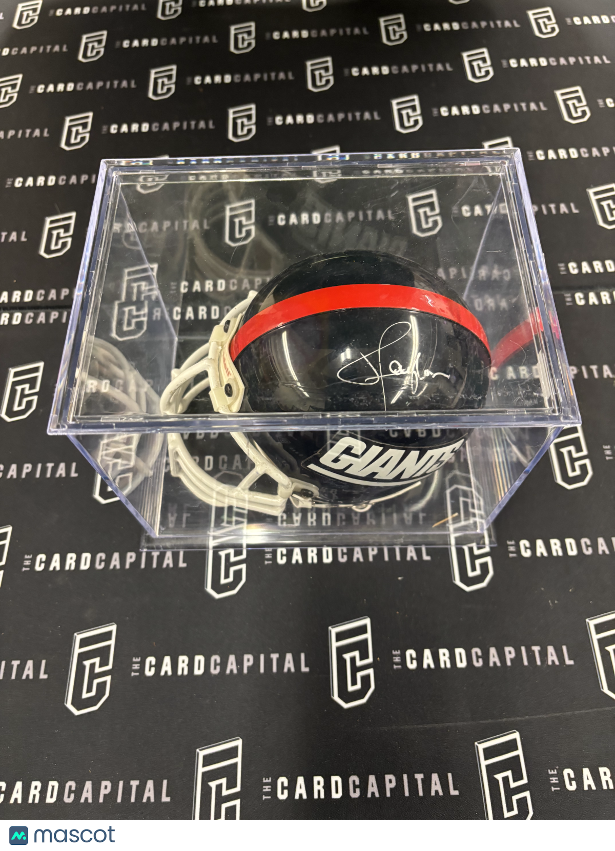 Lawrence Taylor Signed Mini Helmet Giants JSA
