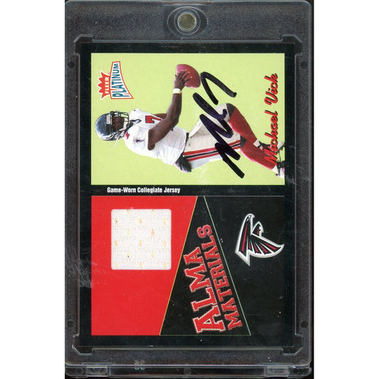 2003 Fleer Michael Vick Alma Materials #AM-MV IP Auto