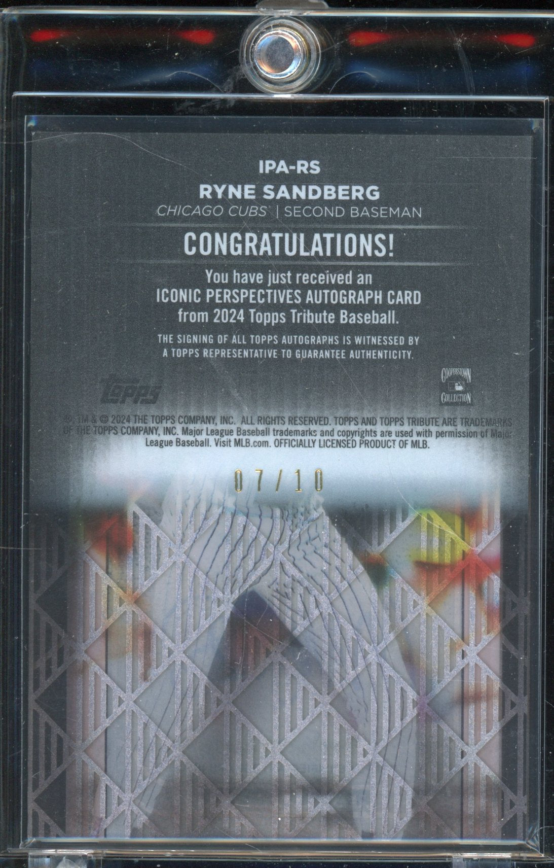 2024 Tribute Ryne Sandberg Auto /10