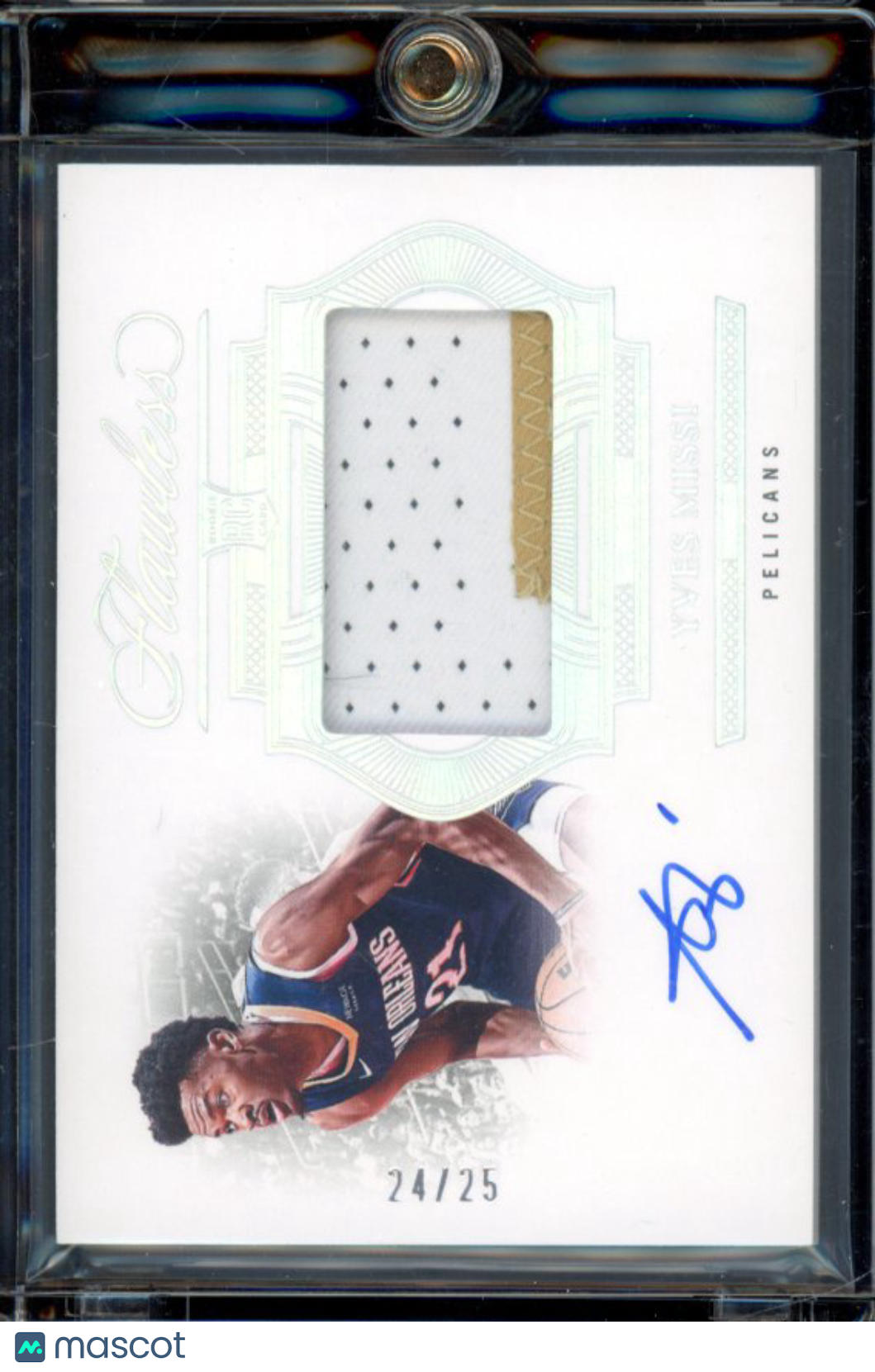 2024-25 Flawless Yves Missi Rookie Patch Auto /25