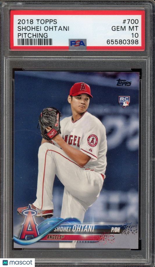 2018 Topps Shohei Ohtani Rookie #700 PSA 10