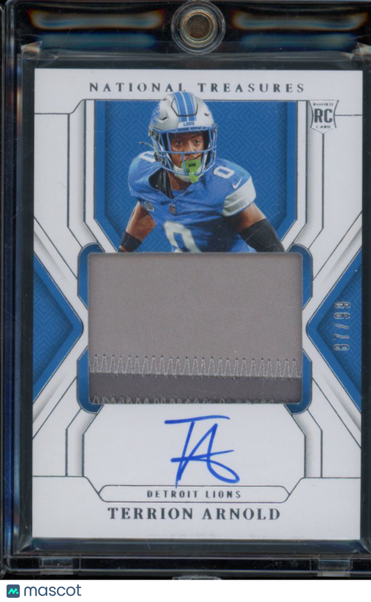 2024 National Treasures Terrion Arnold Rookie Patch Auto /99
