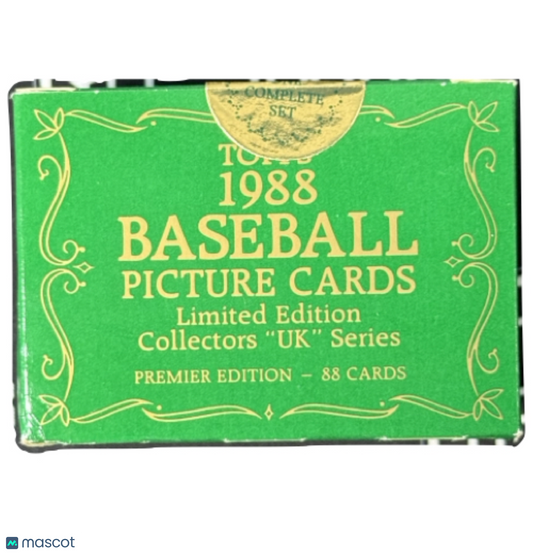 1988 Topps Limited Edition UK Tiffany Mini Complete Set