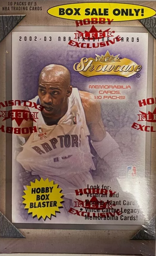 2002-03 Fleer Showcase Basketball Blaster Box