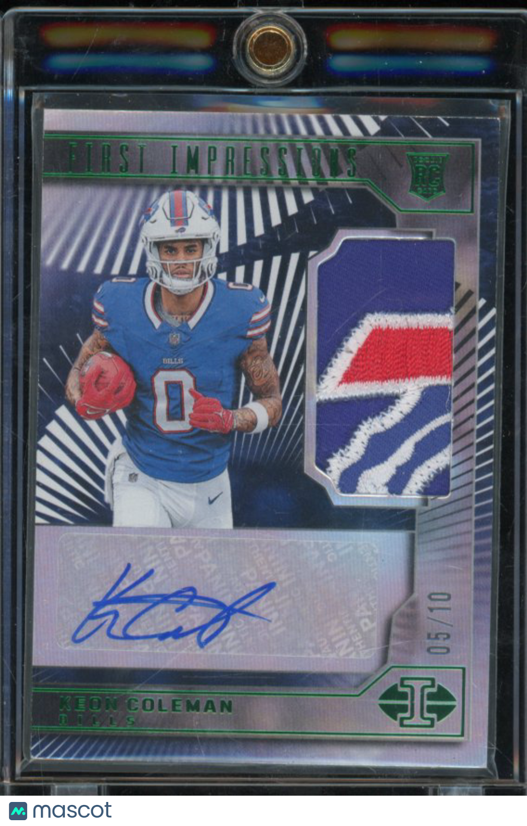 2024 Illusions Keon Coleman Rookie Patch Auto /10