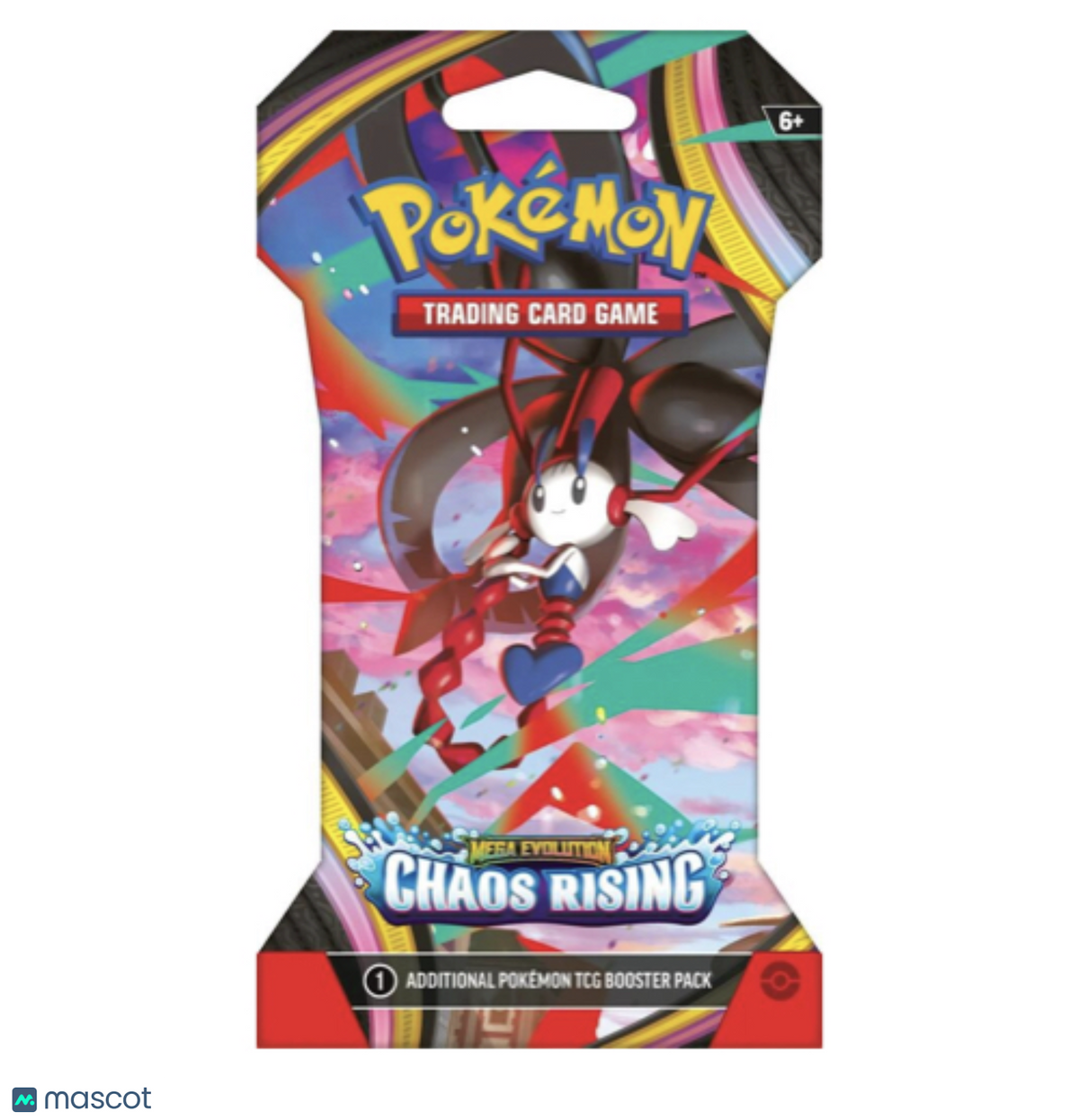 Pokemon Mega Evolution Chaos Rising Sleeved Booster Pack