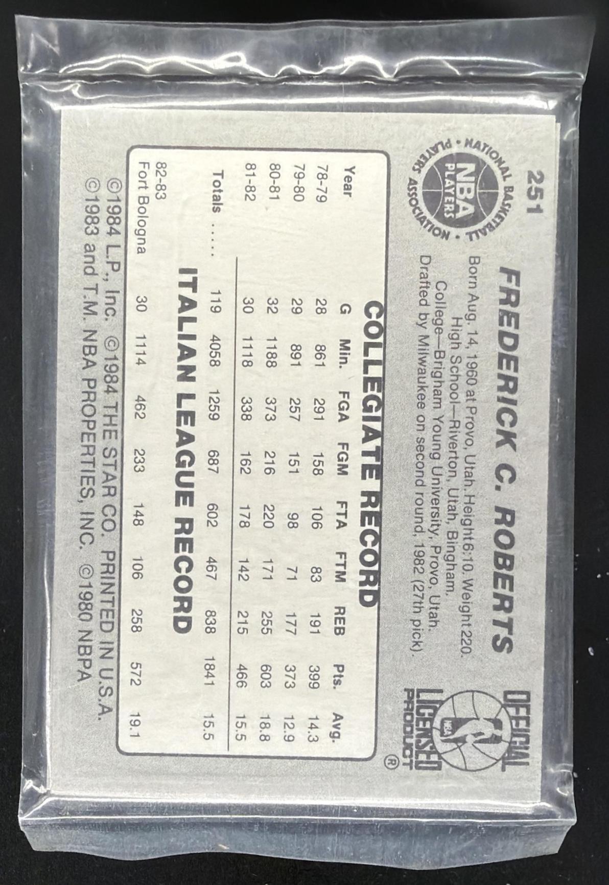 1984-85 Star All-Star Game George Gervin #19 Sealed Spurs