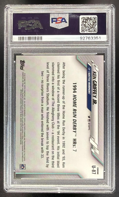 2020 Topps Chrome Update Ken Griffey Jr. #U-87 PSA 10