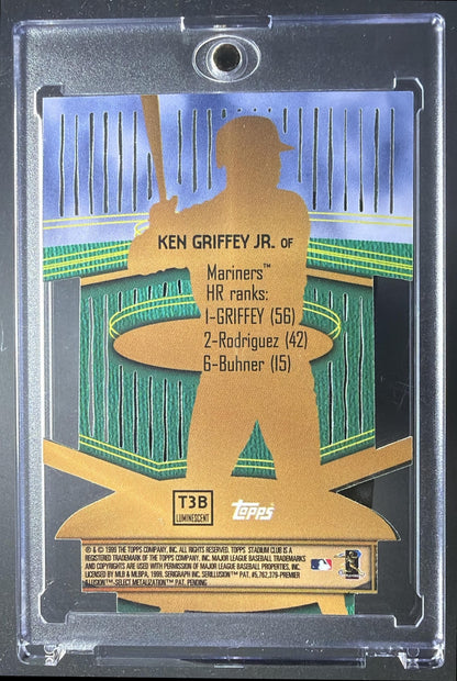 1999 Topps Stadium Club Ken Griffey Jr. #T3B Triumvirate Luminescent