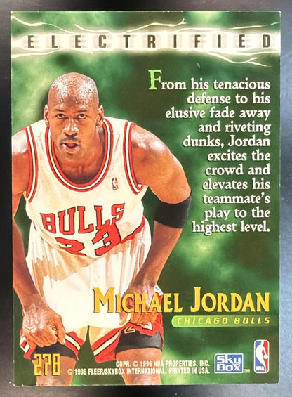 1995-96 Skybox Premium Electrified Michael Jordan #278