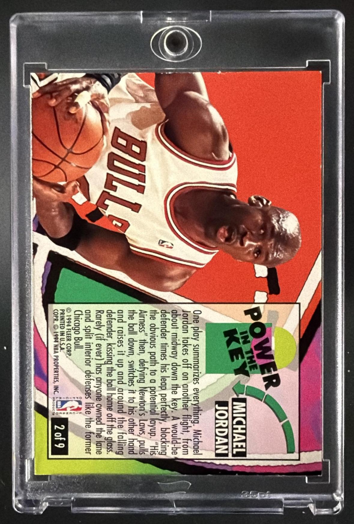 1993-94 Fleer Ultra Michael Jordan #2 Power in the Key