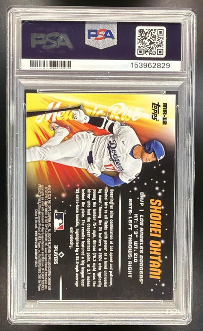 2025 Bowman Chrome Shohei Ohtani #MR-12 Meteoric Rise PSA 9