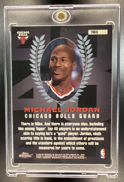 1997-98 Topps Chrome Michael Jordan #T40-5