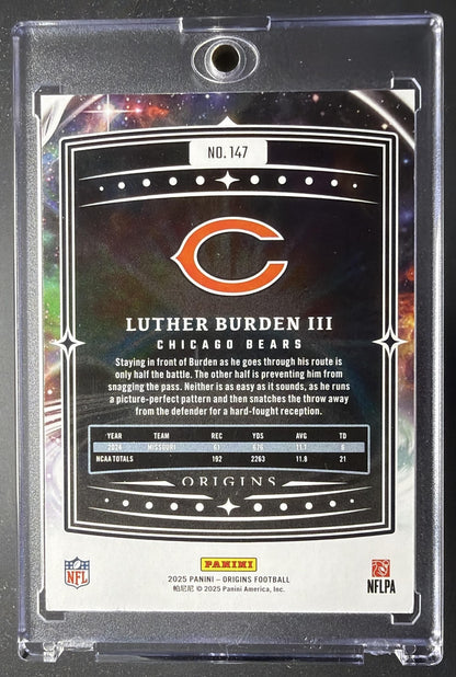 2025 Panini Origins Luther Burden III #147 Rookie Holo Gold 2/10