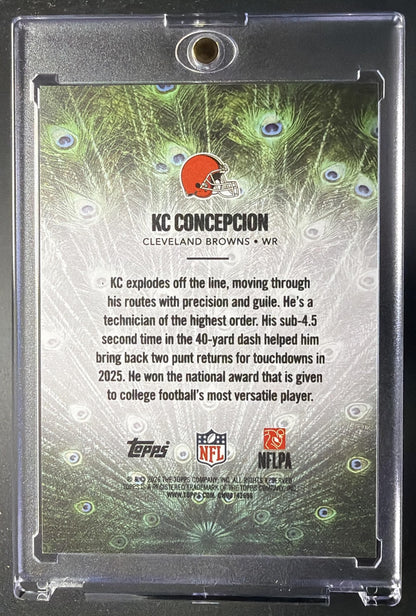 2026 Topps KC Concepcion #S-24 Peacock Struttin SP RC