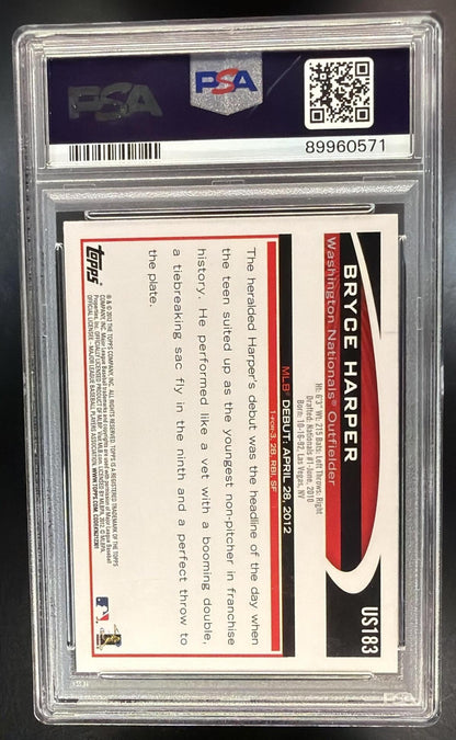 2012 Topps Update Bryce Harper #US183 RC PSA 10