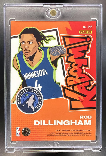 2024-25 Panini Revolution Rob Dillingham #22 Kaboom-Vertical RC