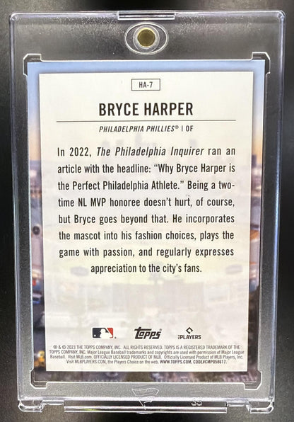 2023 Topps Bryce Harper #HA-7 Home Field Advantage