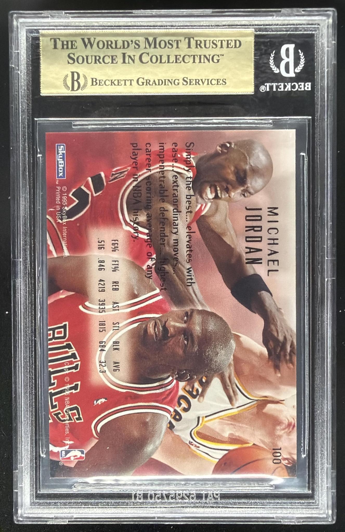 1994-95 Skybox E-Motion Michael Jordan #100 BGS 9.5