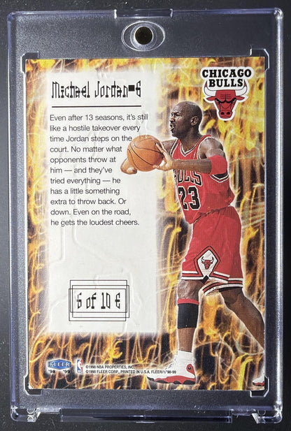 1998-99 Fleer Tradition Michael Jordan #6E Electrifying