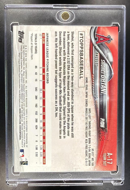 2018 Topps Los Angeles Angels Shohei Ohtani #A-17 RC