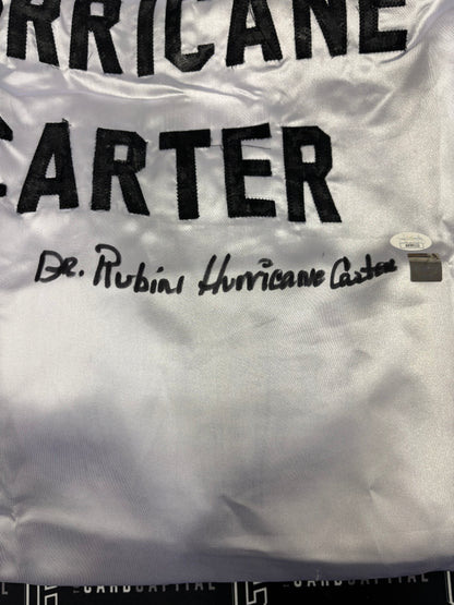 Dr. Rubin Hurricane Carter Signed Boxing Robe JSA
