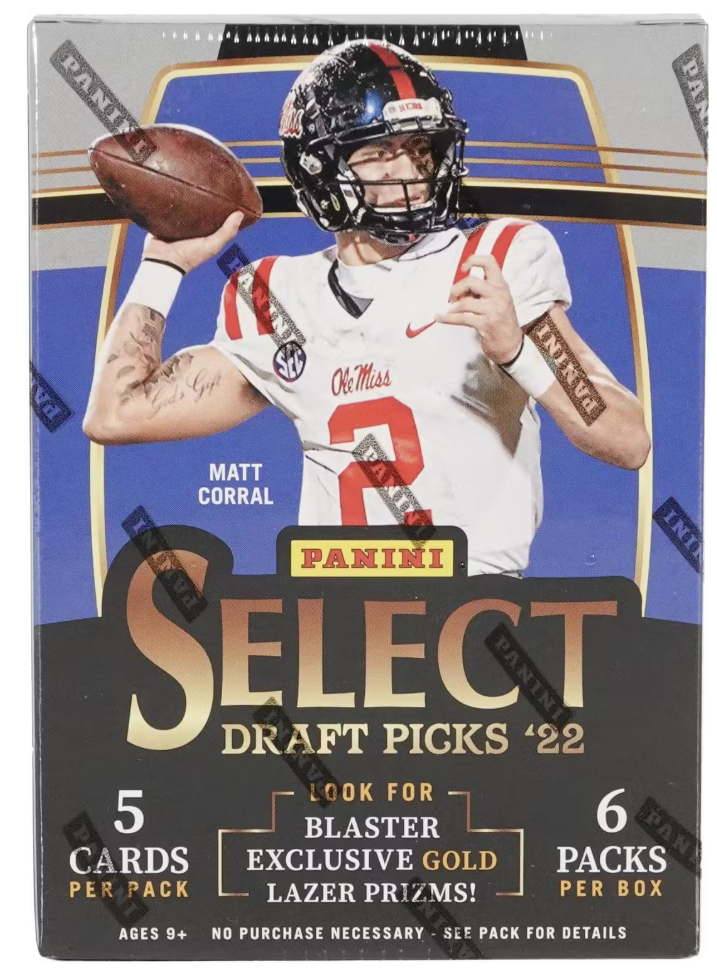 2022 Select Draft Picks Football Blaster Box