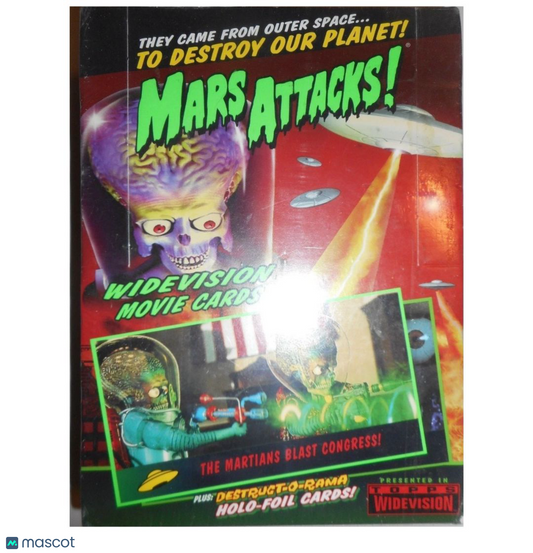 1996 Topps Mars Attack Widevision Wax Box