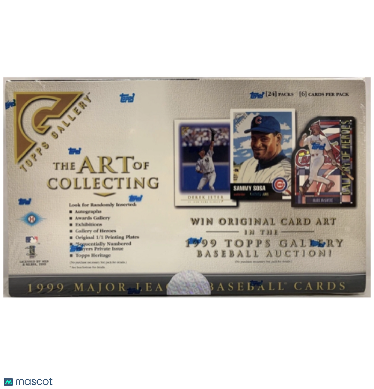 1999 Topps Gallery Baseball Hobby Box