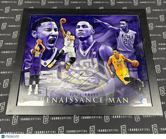 Ben Simmons Signed 16x20 Photo LSU UDA COA