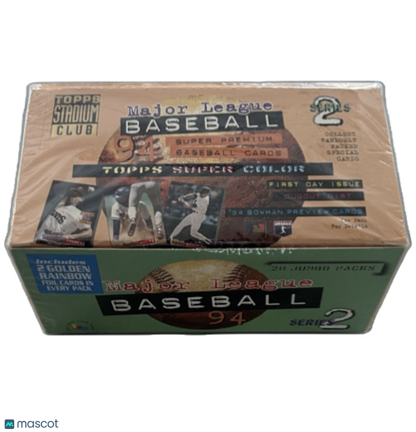 1994 Topps Stadium Club Baseball Series 2 Jumbo Box