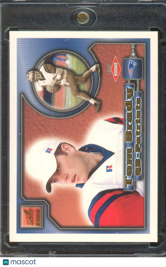 2000 Pacific Aurora Tom Brady Rookie
