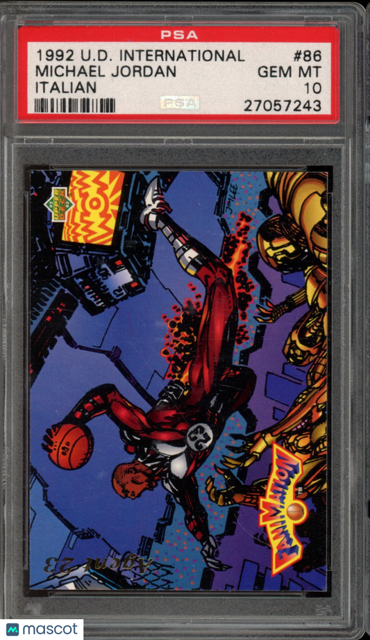 1992-93 Upper Deck International Michael Jordan Italian PSA 10