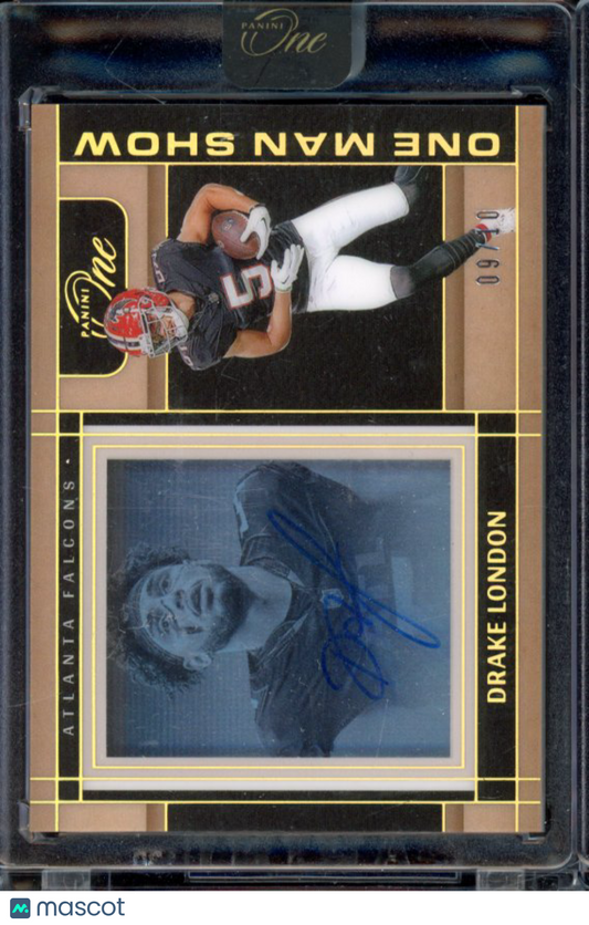 2024 Panini One Drake London One Man Show Auto /10