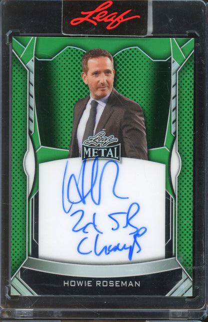 2025 Leaf Road To VIctory Howie Roseman Auto 71/100 "2x SB Champs"