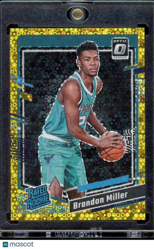 2023-34 Optic Brandon Miller Gold Disco Rookie /10