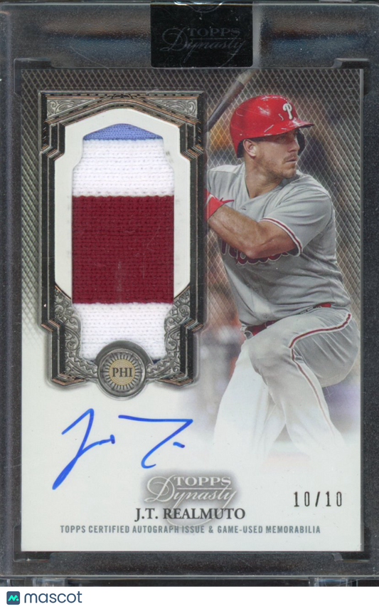 2023 Topps Dynasty J.T. Realmuto Patch Auto 10/10