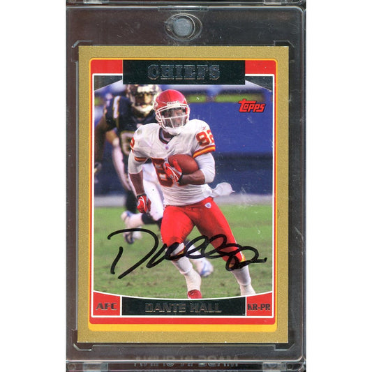 2006 Topps Dante Hall Gold #243 /2006 IP Auto